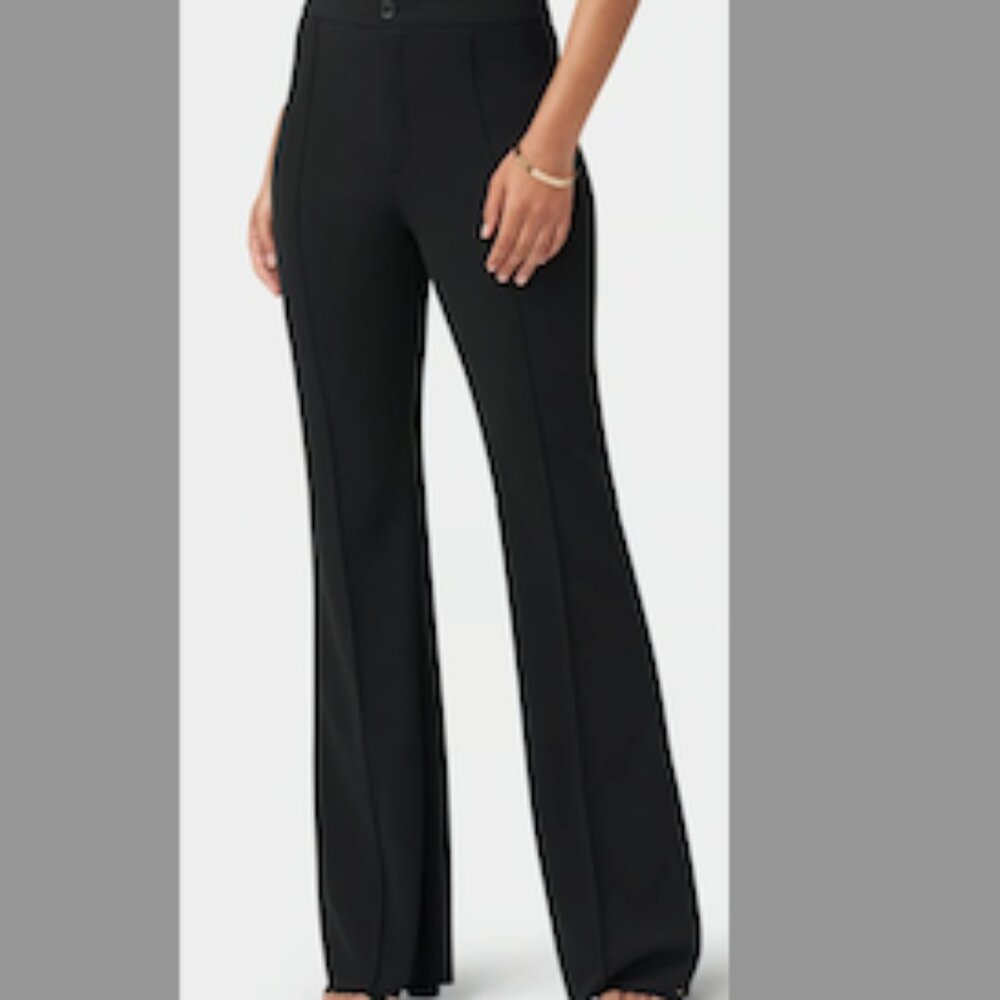 Women's Tall Black Flare Pants - Large 10/12
